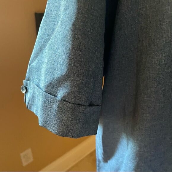 NWT cafe luna blue Mens xl dress shirt - Picture 3 of 6